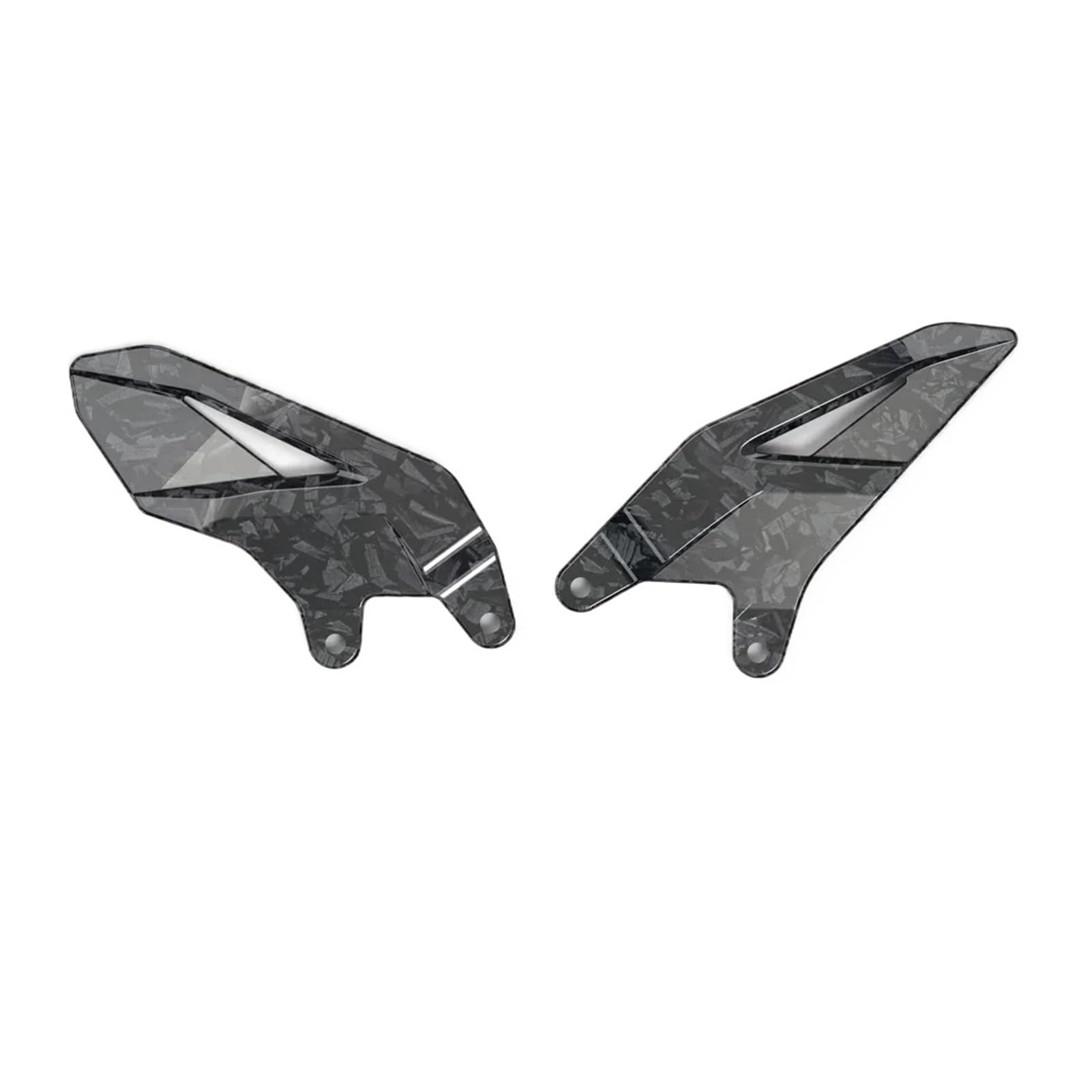 Garde-talon carbone Yamaha R7 2022 2023 2024 look forgé - 6