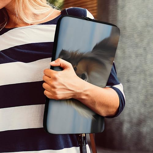 Funda Protectora para Laptop 17 Pulgadas con Diseño de Perro Shetland miniatura 6