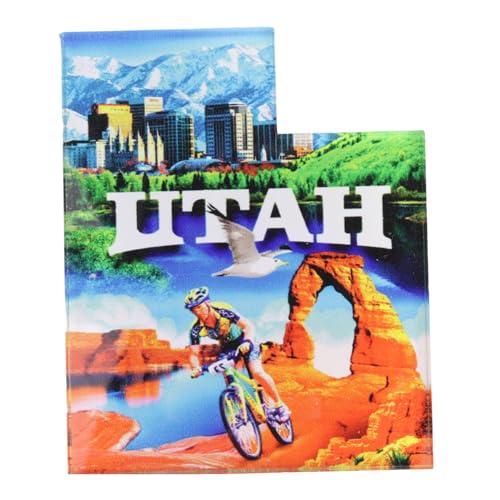 Imán acrílico forma estado Utah 2.75 x 2.25 pulgadas