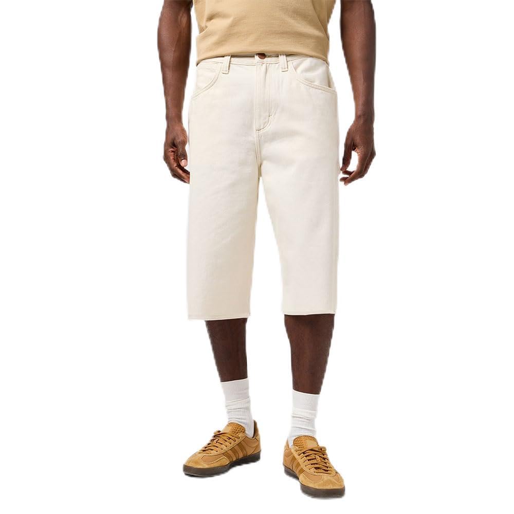 Wrangler Men's Ecru Cj Skater Skateboarding Shorts, 32W