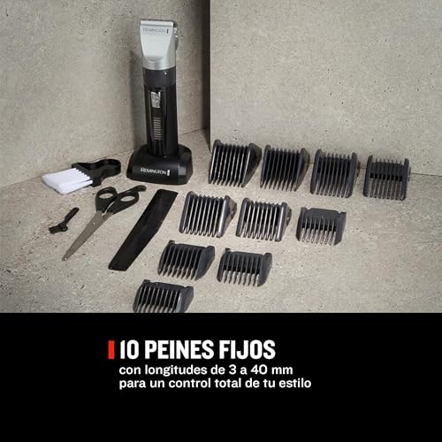 Máquina de cortar pelo profesional Remington Genius con batería de litio recargable 3