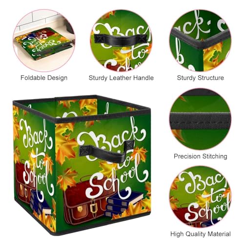 Boîte de rangement pliable en tissu cube pour placard encombré de vêtements