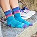 Darn Tough Vermont Mirnavated Micro Crew Socks Women Athletic, Cascade (Small) - Ultra Lightweight, Running Socks for Women