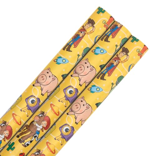 Hallmark Disney Toy Story 5 Wrapping Paper Multipack -12m - 3x4m Rolls