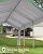 GarveeLife 13'x20' Heavy Duty Carport Canopy, Portable Garage with Reinforced Frame, for Full-Size Pickup, Bass Boat, and Equipment, Green