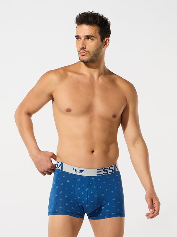 Image of ESSA Men's Cotton Trunks (Pack of 5) | Comfortable & Breathable Underwear, Innerwear Stylish Design | Ideal for Everyday Wear