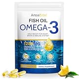 Fish Oil Omega 3 Supplements-1280 Mg Omega-3 Fatty Acid Supplements-650mg Epa + 450mg Dha Promotes Brain & Heart Health Essential Fatty Acids 240ct