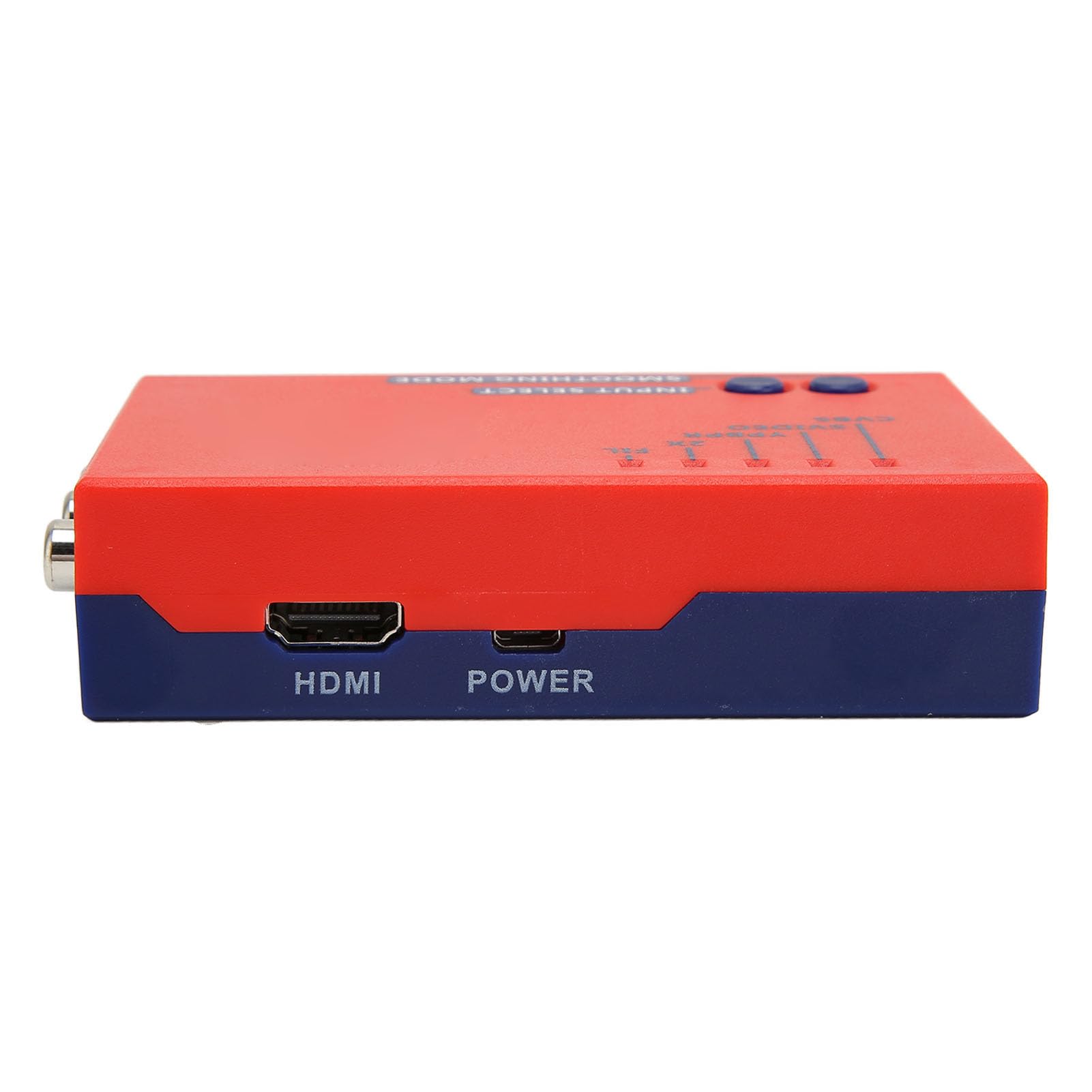 Retroscaler2x AV a HDMI Converter - Moltiplicatore di Linea di Latenza Zero, Supporta NTSC e Pal, 240p/480i/288p/576i a 480p/576p Upscaler per Console di Gioco retrò (Rosso)