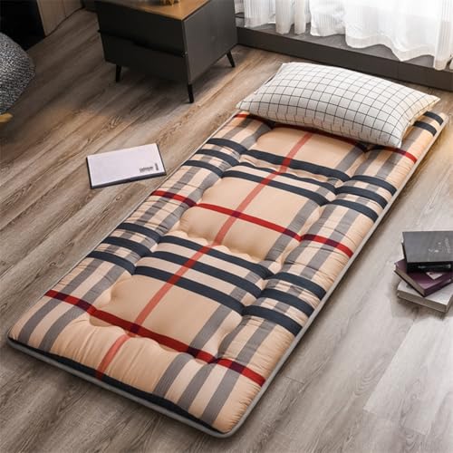 Matelas de sol japonais haute densité futon 3cm confortable et pliable pour couchage d'appoint