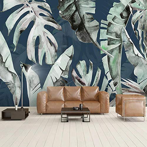Papier peint 3D plante tropicale 350x245cm panoramique pour salon - 4