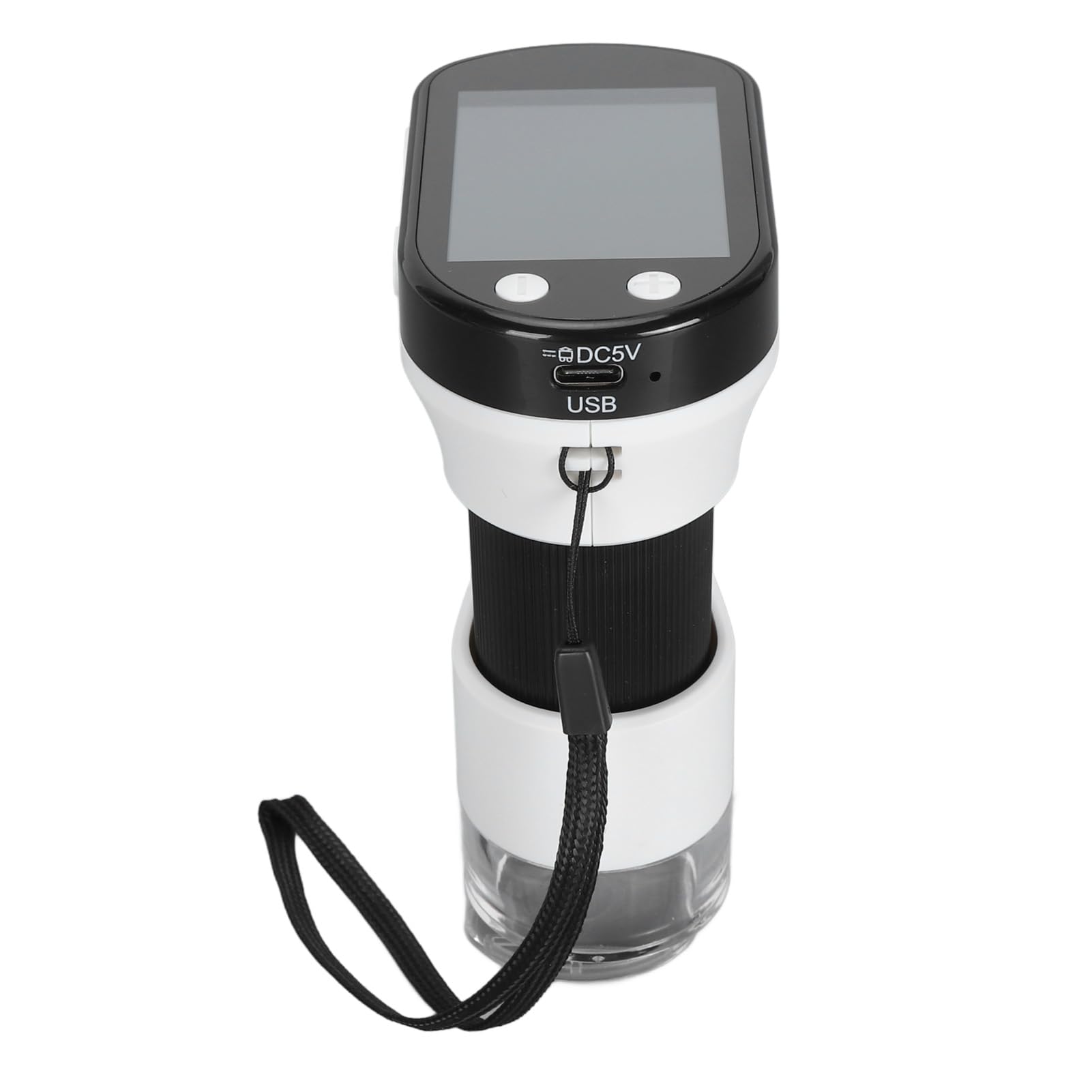 Microscopio Digital de Mano, Pantalla LCD de 2,4 Pulgadas 1080P Vista de PC en Tiempo Real Batería Recargable Microscopio Digital para Niños, de Bolsillo para Niños con Duración de Batería