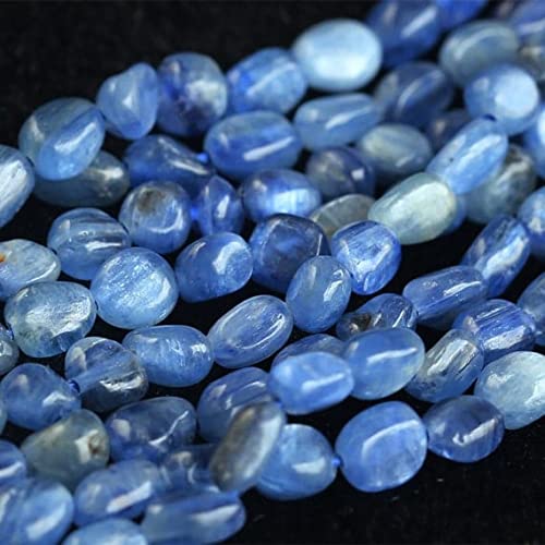 Kyanite bleue naturelle authentique en forme libre 5x6mm pour joaillerie et colliers artisanaux