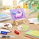 KETIEE Magic Puffy Paint 58Pcs Magische Schaum Strukturmalerei Set, Magische 3D Effekt Textur Malerei Kit DIY Kunst Zubehör 32 Pcs Schaumstoff Textur Papier, 12 Farben Acryl Marker Stifte