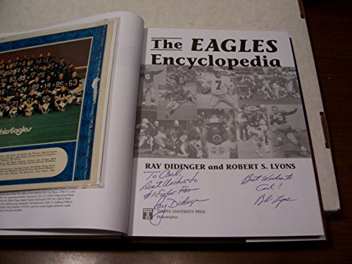 2005 EAGLES ENCYCLOPEDIA RAY DIDINGER & ROBERT S. LYONS PERSONALIZED AUTOGRAPHS