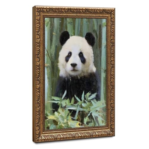 Toile tropicale panda et bambou pour créer une ambiance zen dans votre bureau
