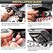 VIPMOTOZ Full LED License Plate Light For 2007-2018 Jeep JK Wrangler, 6000K Diamond White Tag Lamp Assembly Replacement