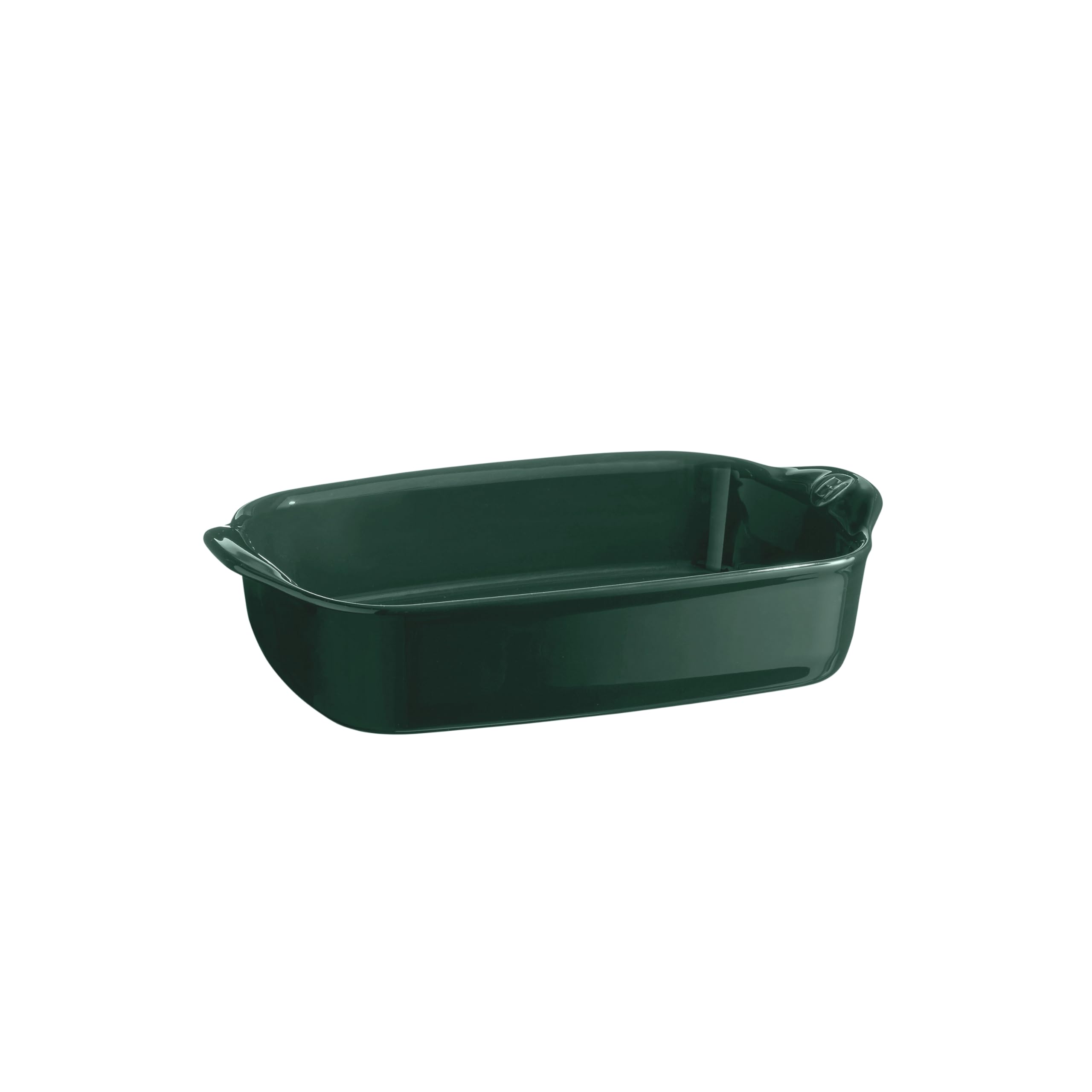 Emile Henry Petit Plat Rectangulaire Ultime – 2|4 personnes – Céramique Haute Résistance – Cuisson Homogène et Service du Four à la Table – Coloris Cèdre – Fabriqué en France