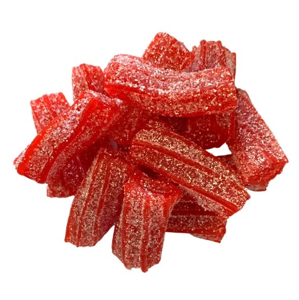 Caramelo de gomitas de regaliz agrio relleno de pectina (fresa, 1 libra)
