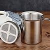 Montalatte Per Caffè in Acciaio 304 a Doppio Strato Frusta Manuale Facile Da Pulire Per Latte Macchiato E Cappuccino Fatti in Casa Montalatte a Doppio Strato Per Schiuma Manuale