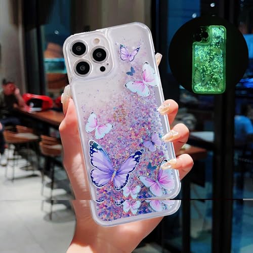 Coque iPhone 15 Pro Max papillon brillante pour vos soirées
