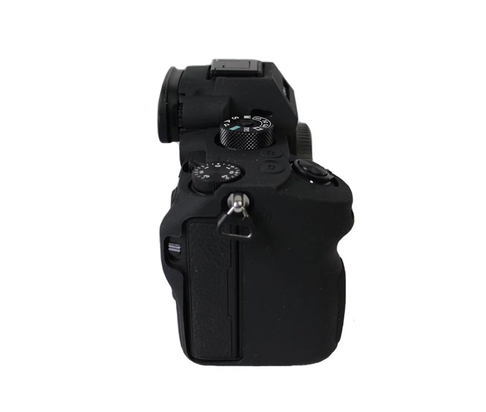 Custodia In Silicone Kinokoo Per Sony A7R III (ILCE-7RIII) – Protezione Antigraffio, Leggera 50g, Accesso A Tutti I Tasti E Porte, Nera, Con Panno Pulizia