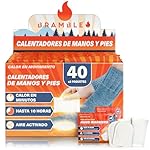Bramble - Calentadores de Manos y pies (40 Pares, ...: Solución completa de calor: Disfruta de comodidad de pies a cabeza con este paquete variado. Incluye 20 pares de calentadores de bolsillo clásicos para las manos y 20 pares de calentadores adhesivos ultrafinos para los dedos de los pies. Calentadores...