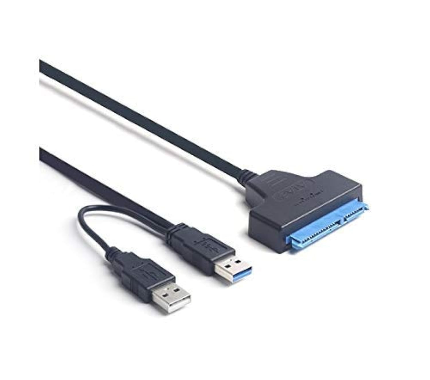 AlexVyan 3.0 to Adapter Converter Cable for 2.5 Inch Laptop HDD & SSD with USB Power Cable USB Adapter 0.5 m Micro USB Cable (Compatible with Laptop Hard disk, Black)