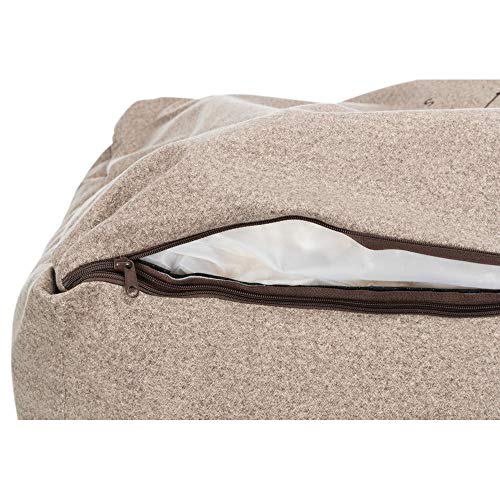 TRIXIE BE Nordic Bett Föhr Soft, eckig, 60 × 50 cm, Sand