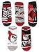 DC Comics Harley Quinn Adult Character Themed Designs 5 Pack Mix and Match No Show Ankle Socks