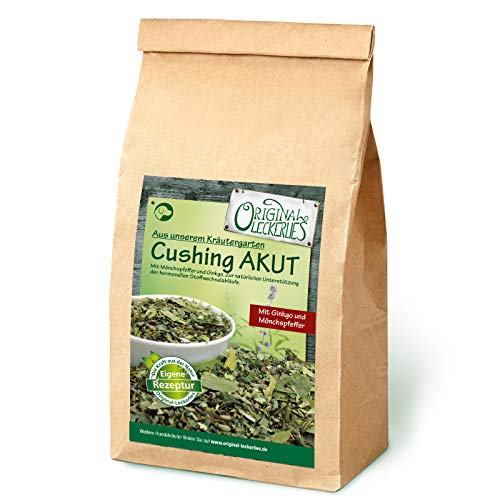 Original-Leckerlies: Cushing-Kräutermix Akut, 500g Hundekräuter, Kräuter für Hunde, Hundefutter- Naturprodukt für Hunde, barfen Cover