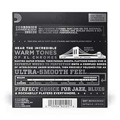 D’Addario Chromes ECG24-7 Cordes à filet plat pour guitare électrique 7 cordes Jazz Light 11-65 & EXL110-7 Cordes en… - Les Beatles, Paul McCartney, John Lennon, RIngo Starr, George Harrison D'Addario Chromes ECG24-7 Cordes à filet plat pour guitare électrique 7 cordes Jazz Light 11-65 & EXL110-7 Cordes en… – Image 3
