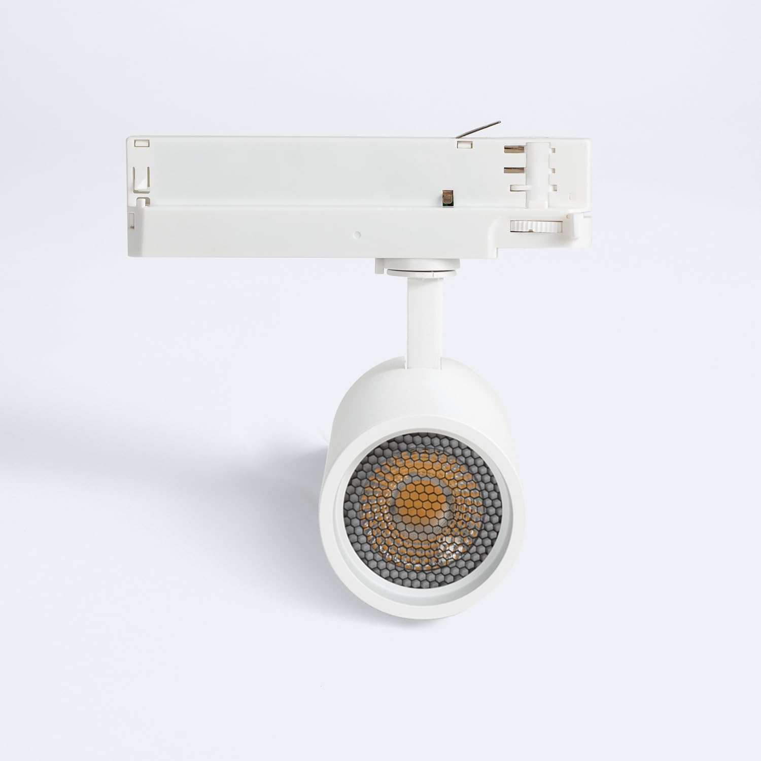LEDKIA Foco Carril LED Trifásico 20W Fasano Antideslumbramiento CCT Selecci