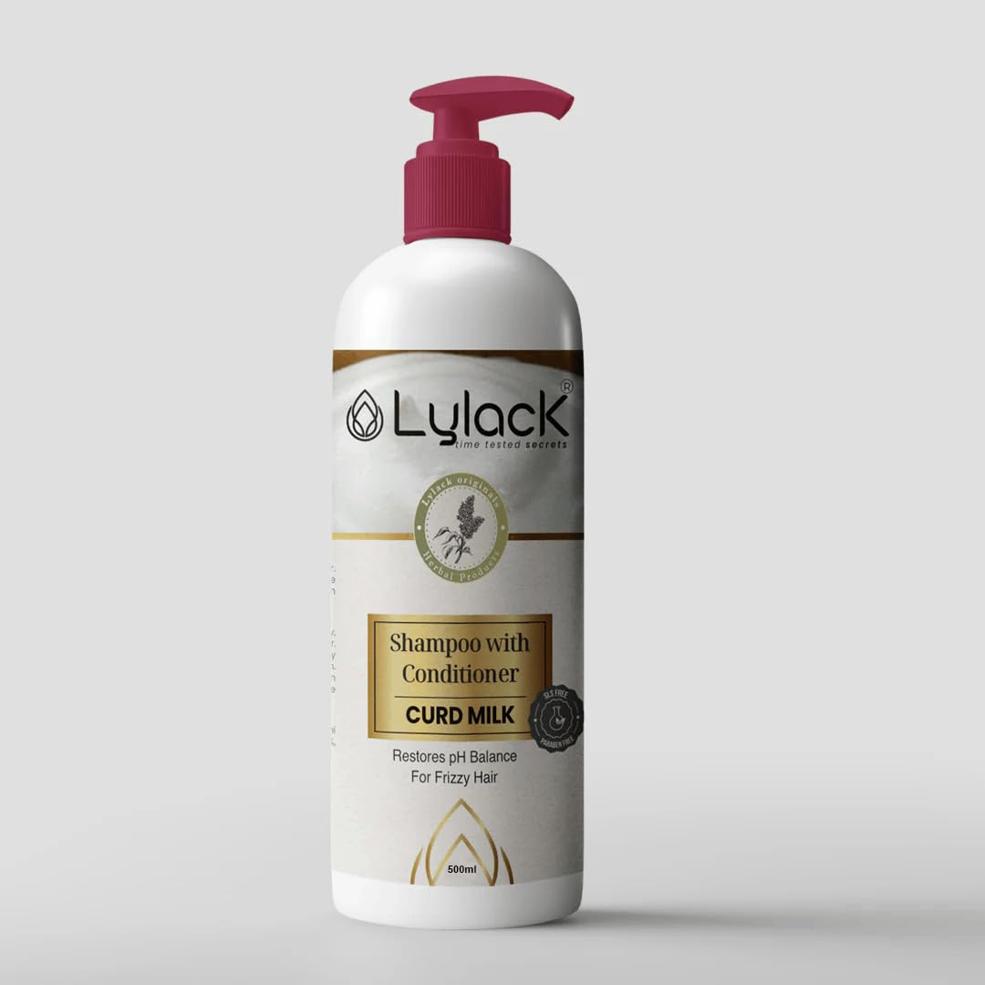 Shampoo With Conditioner Curd Milk For Fizzy Hairs 300ml-image-40