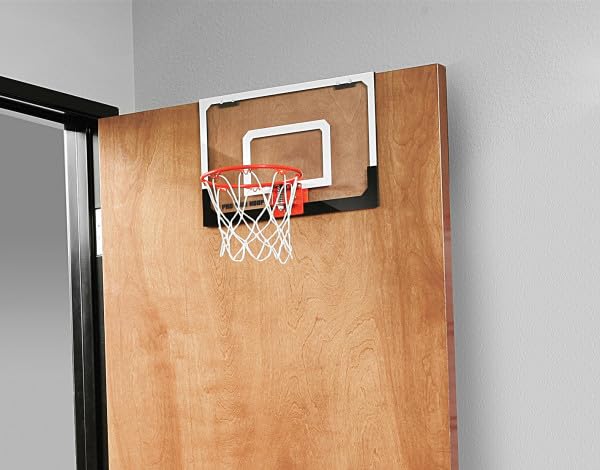 SKLZ Pro Mini XL Indoor Basketball Hoop with Ball, Over the Door, 23 x 16 Inch Shatter-Proof Backboard, Spring-Action Break-Away Steel Rim, Great for Home, Dorm Room, and Office by SKLZ - Image 3