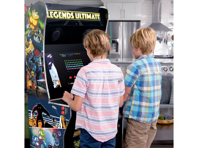 Miniatura 4 de AtGames Legends Ultimate Arcade, máquina de juego de tamaño completo, arcade en casa, videojuegos retro clásicos, 300 juegos de arcade y consolas