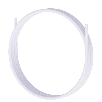 أنبوب تفلون PTFE مقاس 5 أمتار،قطر داخلي 2 مم،قطر خارجي 3 مم،أنبوب تفلون PTFE أبيض فائق النعومة،مقاوم للحرارة حتى 260 درجة مئوية، مناسب لطابعات Bowden ثلاثية الأبعاد/المعدات الصناعية