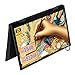 Amita Convertible 2-in-1 11" FHD Touchscreen, Prozessor N95 12. Generation (bis zu 3,4 GHz), 16 GB RAM DDR5, 512 GB SSD, Typ-C-Anschluss, 360 ° Rotation, Tastatur mit Hintergrundbeleuchtung (Grau, 512