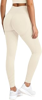 Leggins Deportivos Mujer Push Up Mallas Deporte Mujer Cintura Alta Elástico Mayas Deportivas Anticeluliticos Sin Costuras Pantalones Yoga para Fitness Running Gym Pilates