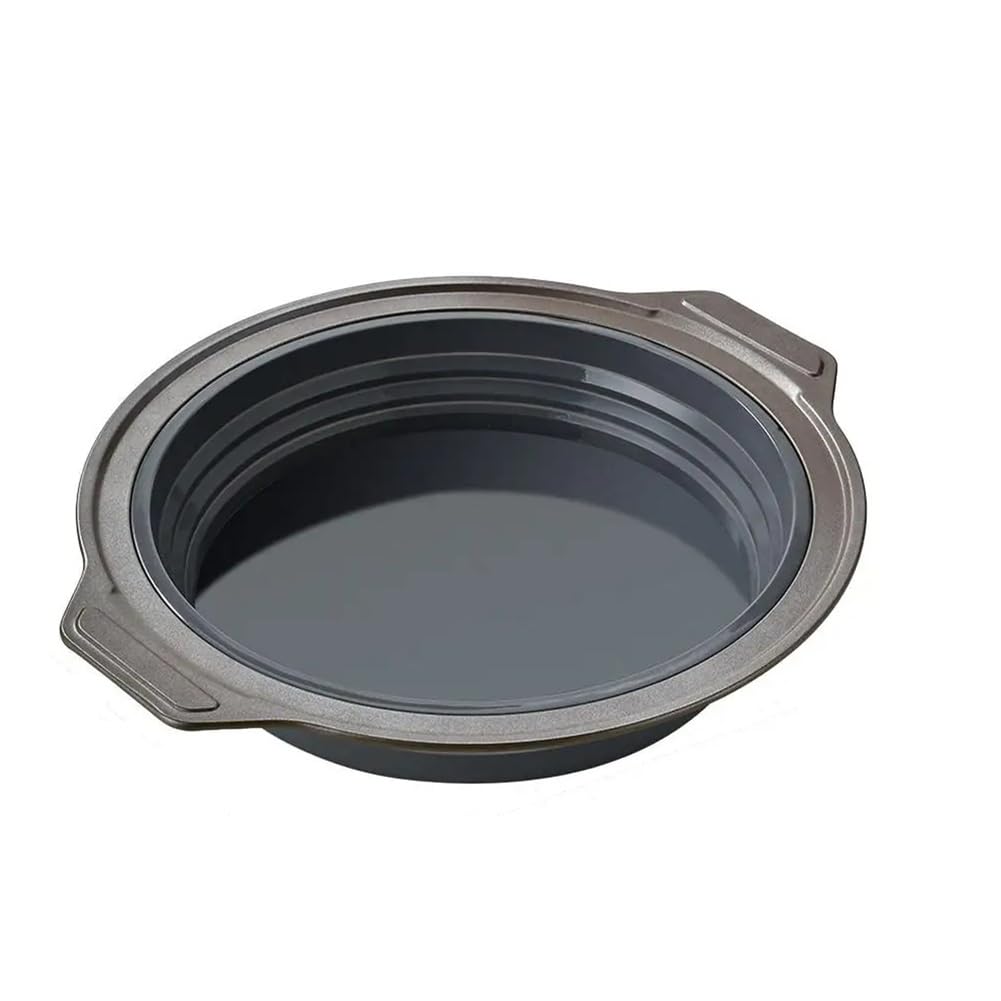 Osmond Gray Round Shape Mold Silicone Folding Cake Baking Pan Mousse Fondant Cylinder Mould For Pastry Dessert Jelly Making,