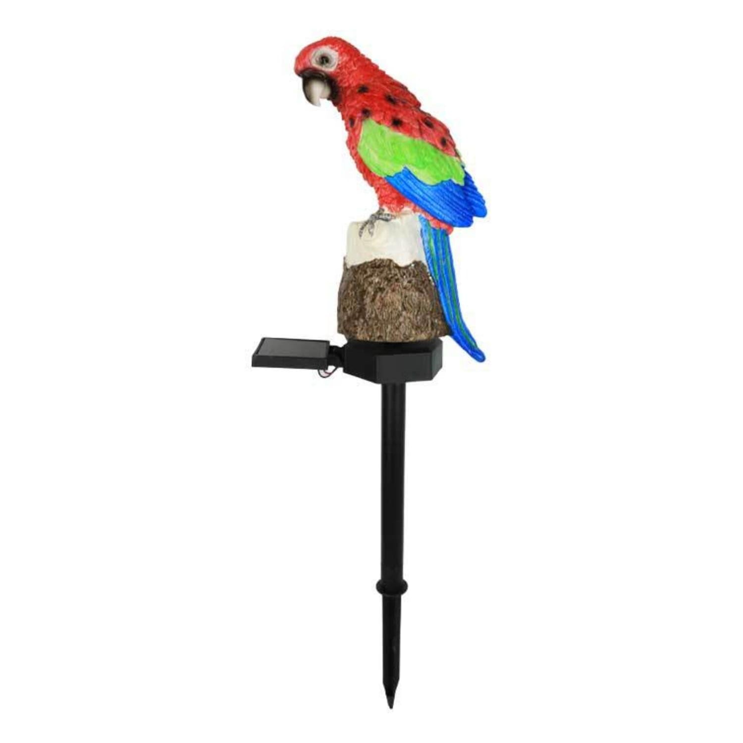 Decorative Garden Stake Light with Parrot Tropical Solar Parrot Light Realistic Cute for Gardeners, Homeowners, Yard, Flower Bed, Pathway, Patio, Red-image-34
