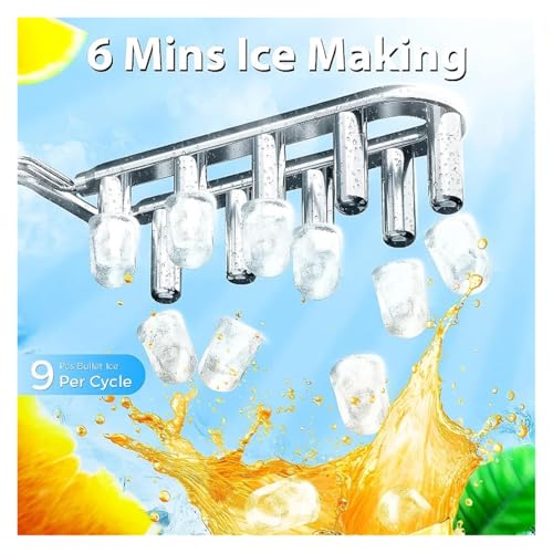 Máquina Portátil para Hacer Hielo con Auto Limpieza miniatura 7