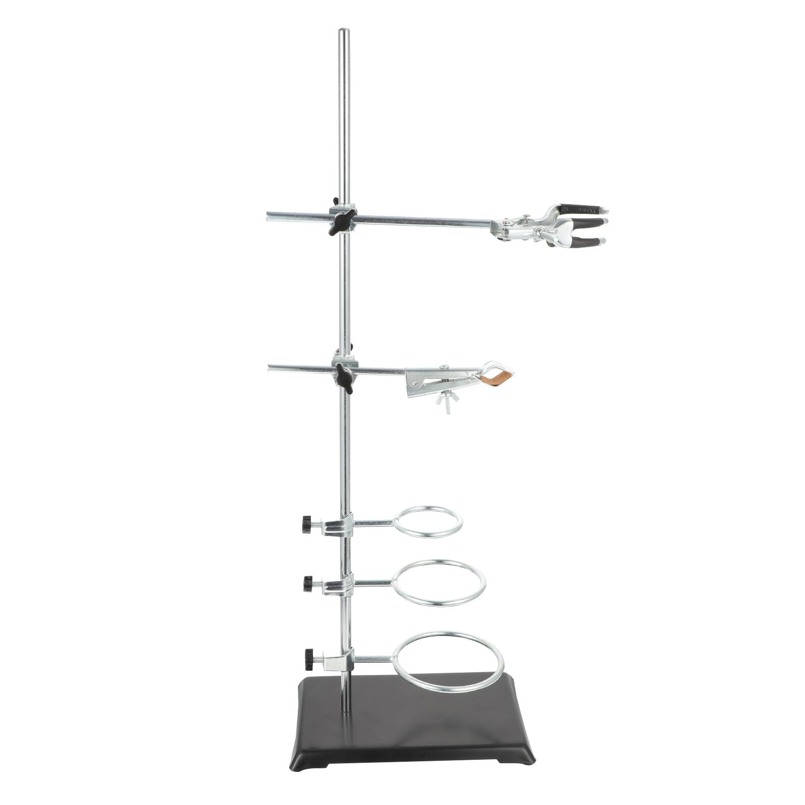 ERINGOGO Laborinstrumenten-halter Metallständer Laborregal mit Stabiler Basis für Chemielabor Experimente Vielseitig Verwendbar