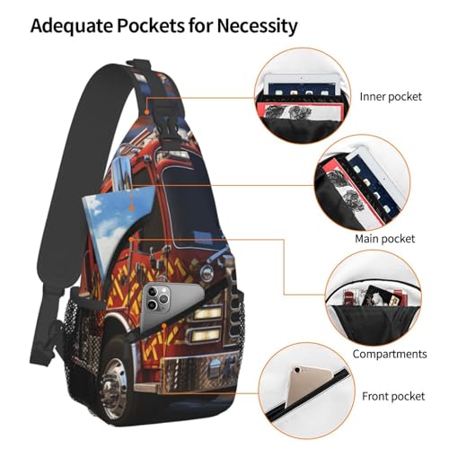 Bolso bandolera pequeño para pecho unisex cómodo miniatura 4
