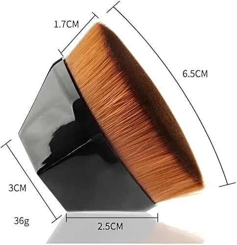 Pincel Mágico Hexagonal para Maquiagem e Base: Acabamento Profissional com o Flawless Brush do TikTo