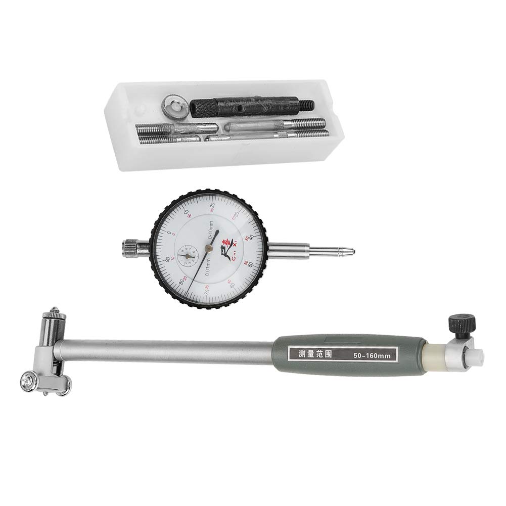 Alesatori, Diametro 50-160MM Indicatore del Diametro del Calibro indicatore del Diametro misuratore Kit del Cilindro del Motore di misurazione per l'impostazione dei diametri del Foro
