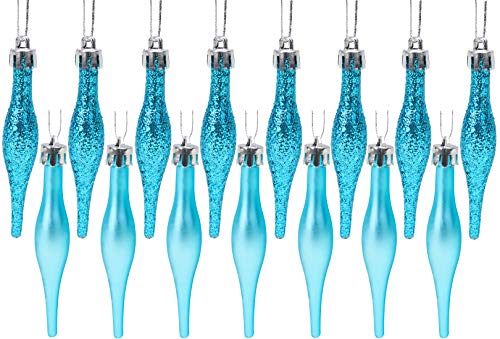 Christmas Concepts® Packung mit 15-8,5 cm Tröpfchenkugeln - Matt-...