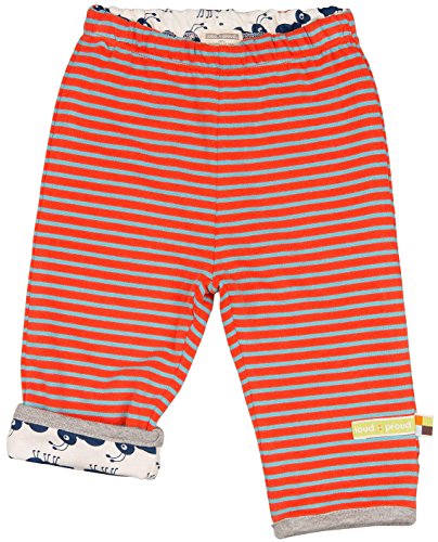 loud + proud Wendehose, aus Bio Baumwolle, GOTS Zertifiziert Pantalons, Orange (Sunrise Su 4027), 62/68 cm Mixte bébé