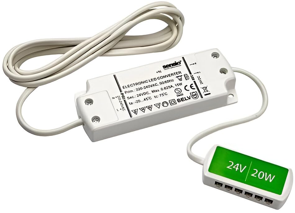 Transolid Pilote SA40655 Sensio 24V 20W alimentation LED avec bloc ML 12 ports pour miroir