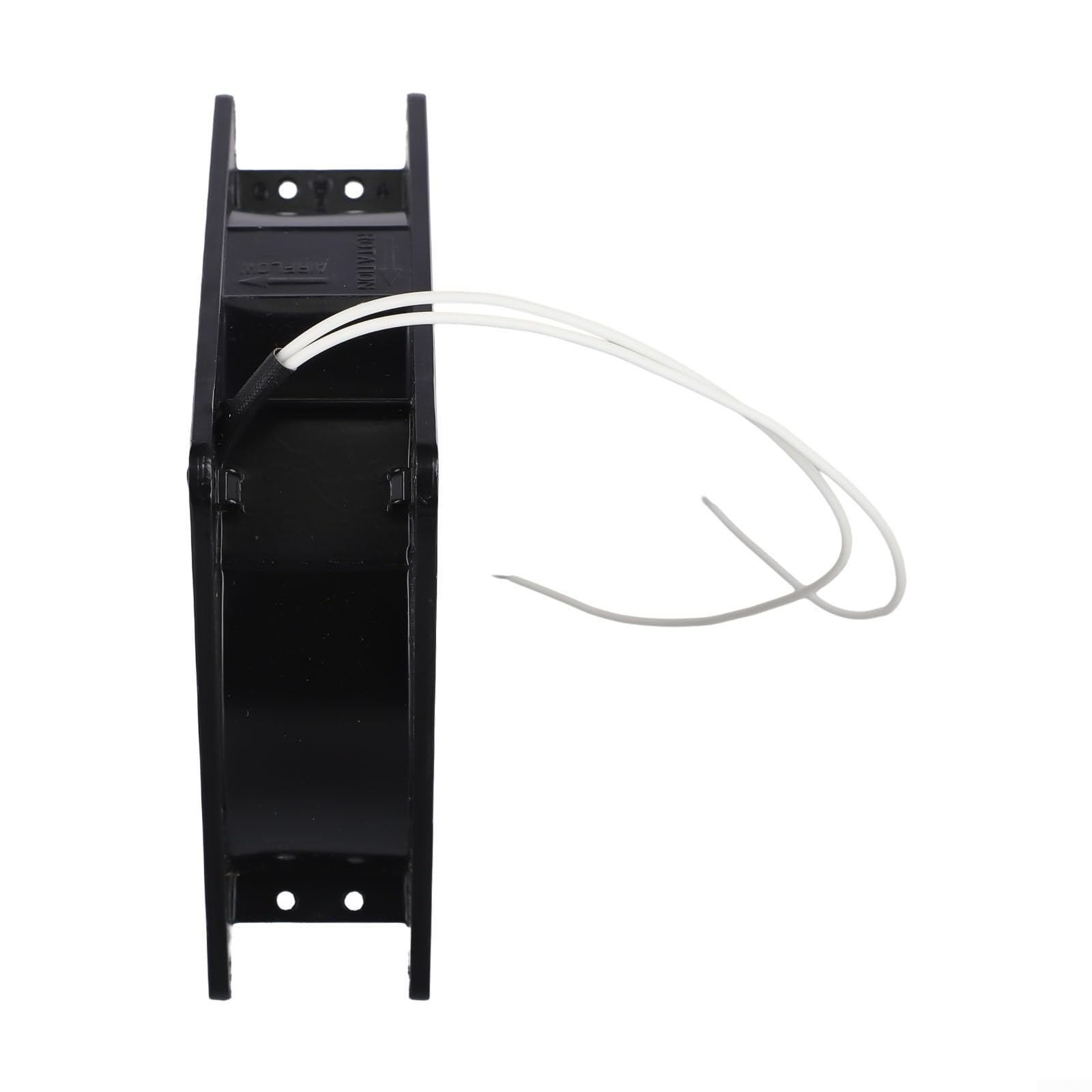 Ventilador axial para casete de chimenea, alta temperatura, aspas metálicas, silencioso, intercambiable, negro, 120 x 120 x 38 mm