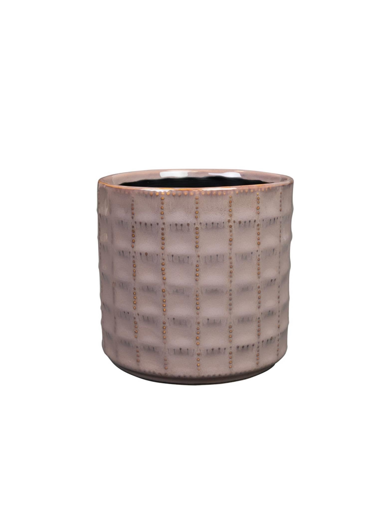 Ter Steege Zahra Seramik Pembe Saksı 14X13Cm